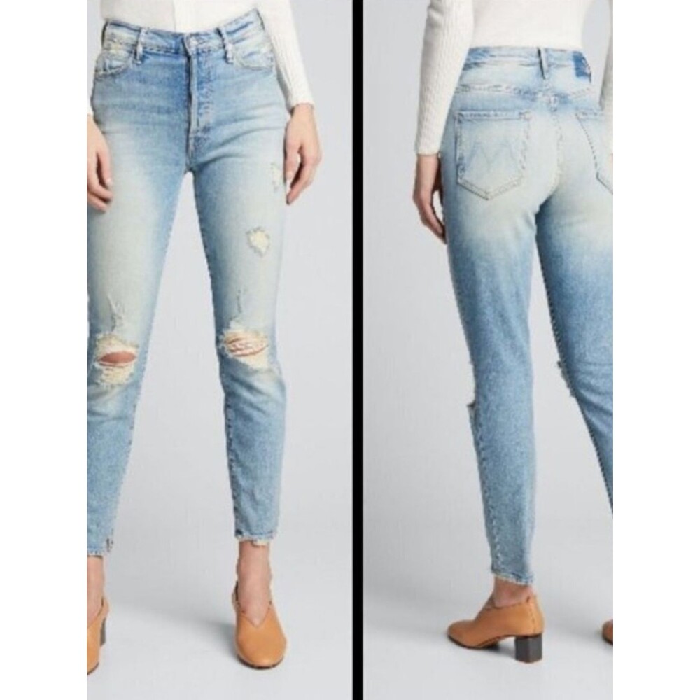 NEW Mother Superior The Super Stunner Ankle in Say Amen Again Light Wash Size 30